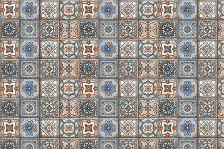 Toilettenrückwand Patchwork