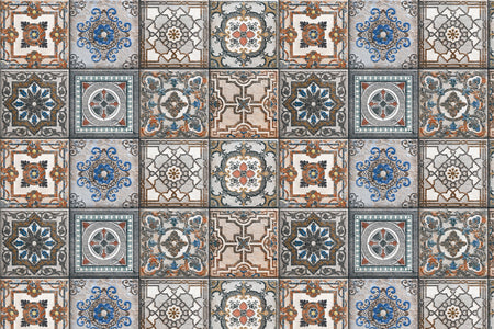 Toilettenrückwand Patchwork