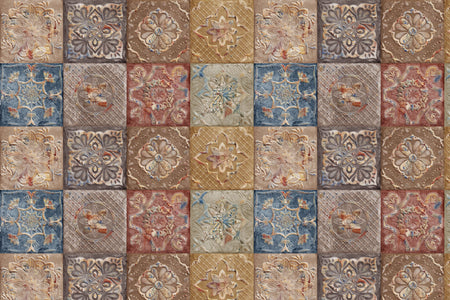 Toilettenrückwand Patchwork