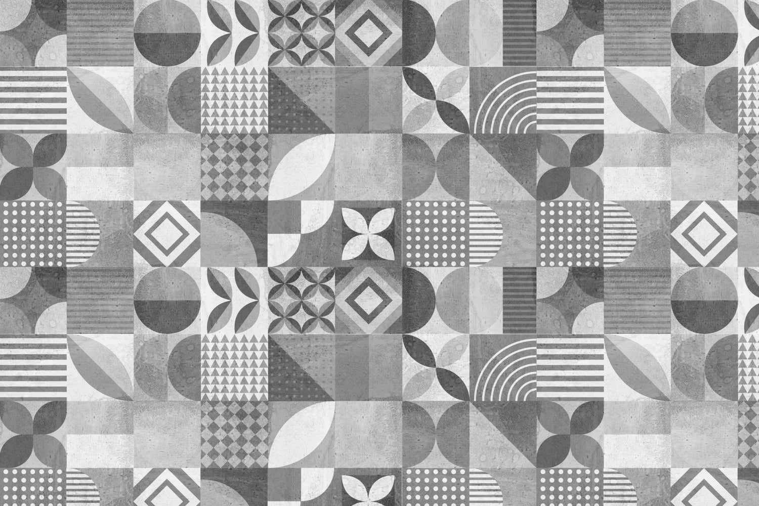 Toilettenrückwand Patchwork