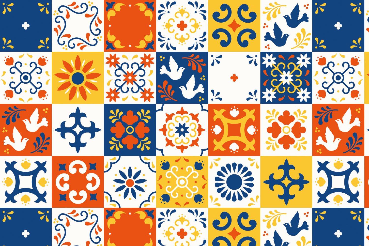 Toilettenrückwand Patchwork