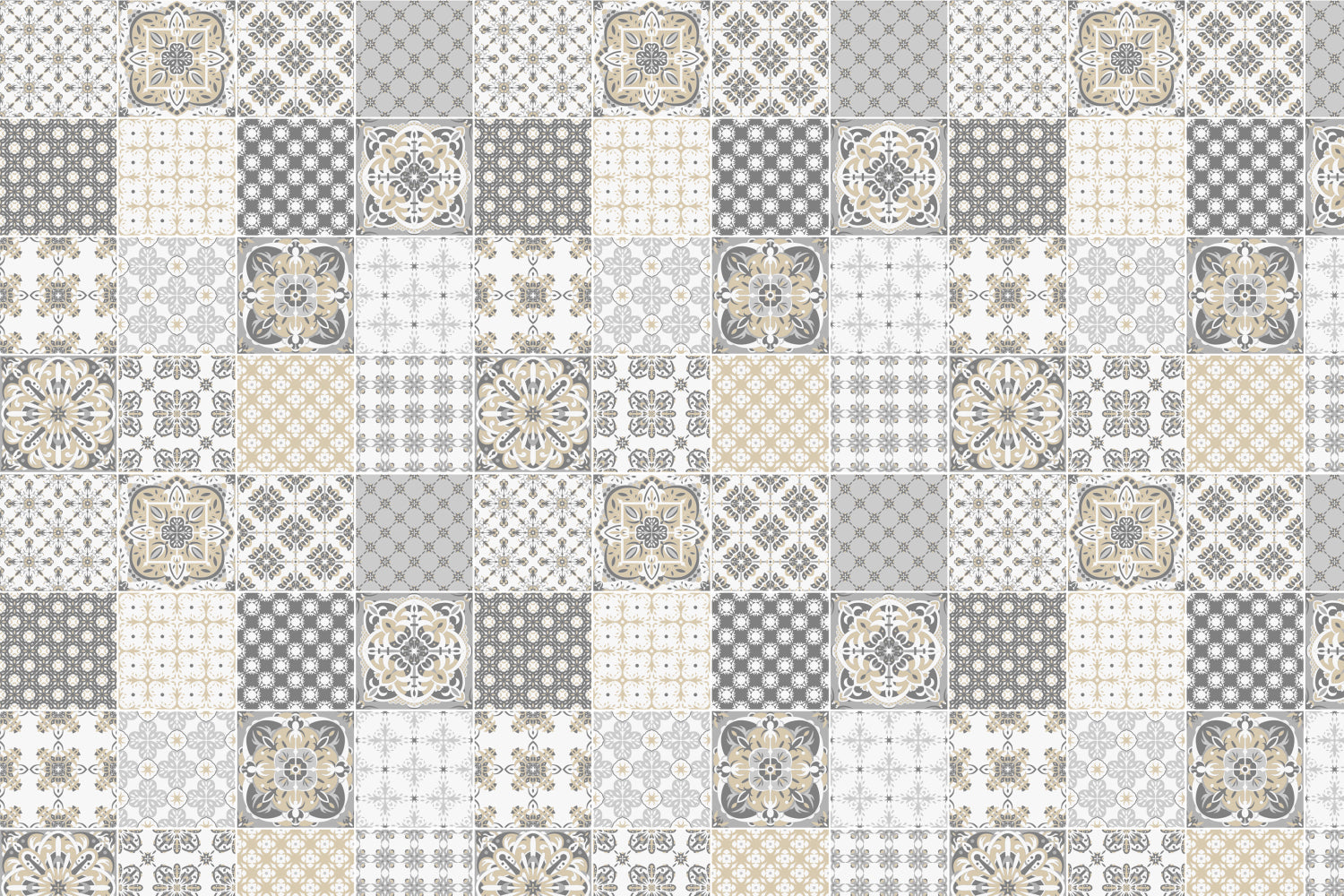 Toilettenrückwand Patchwork