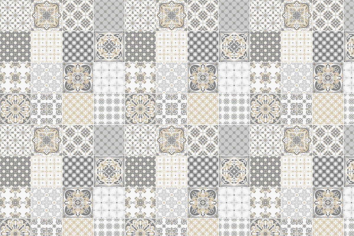 Toilettenrückwand Patchwork
