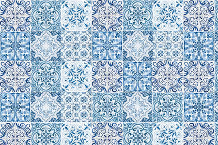 Toilettenrückwand Patchwork