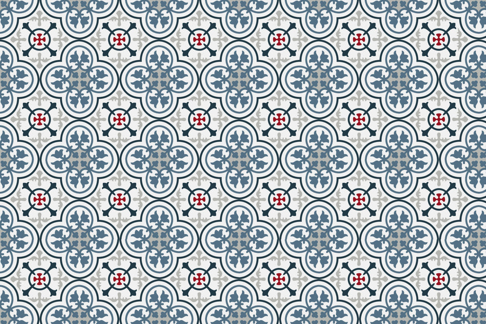 Toilettenrückwand Patchwork