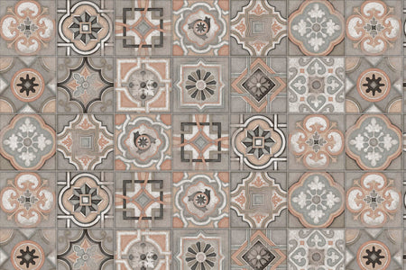 Toilettenrückwand Patchwork