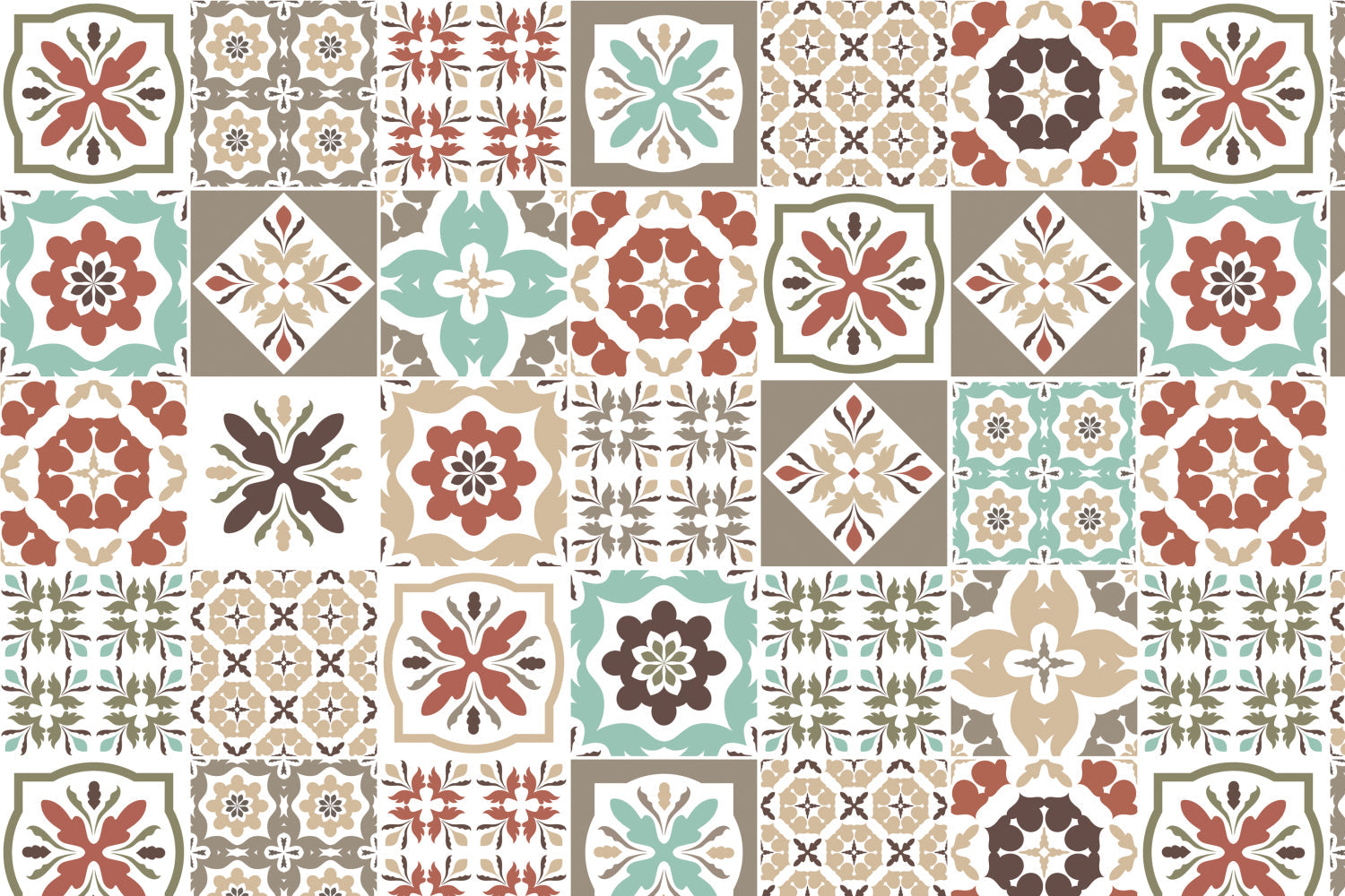 Toilettenrückwand Patchwork