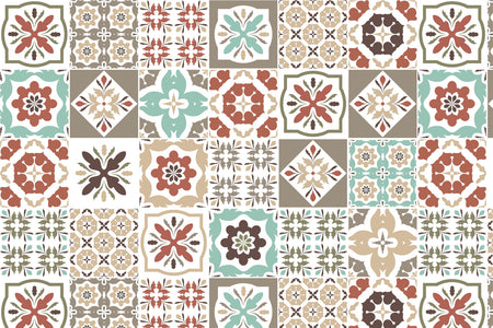 Toilettenrückwand Patchwork