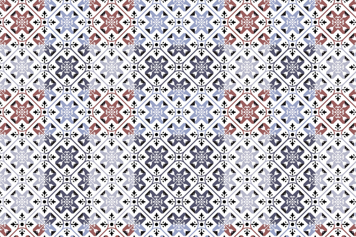 Toilettenrückwand Patchwork