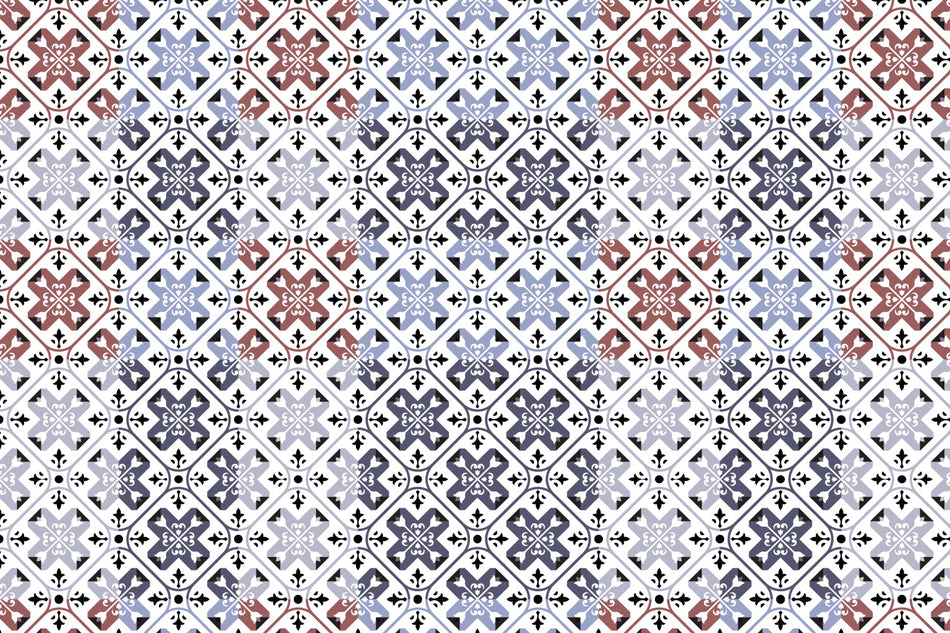 Toilettenrückwand Patchwork