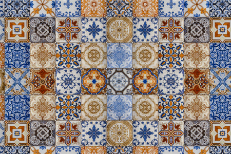 Toilettenrückwand Patchwork