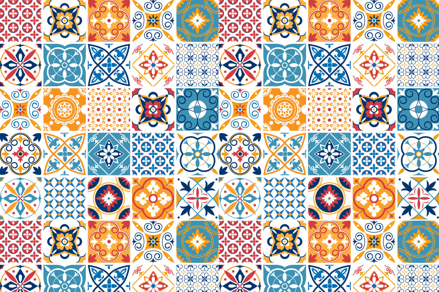 Toilettenrückwand Patchwork