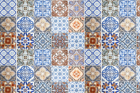 Toilettenrückwand Patchwork