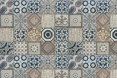 Toilettenrückwand Patchwork