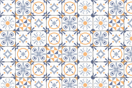 Toilettenrückwand Patchwork