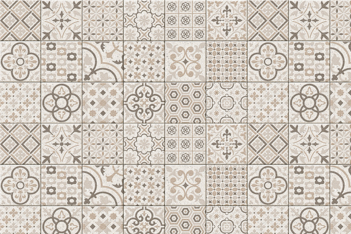 Toilettenrückwand Patchwork