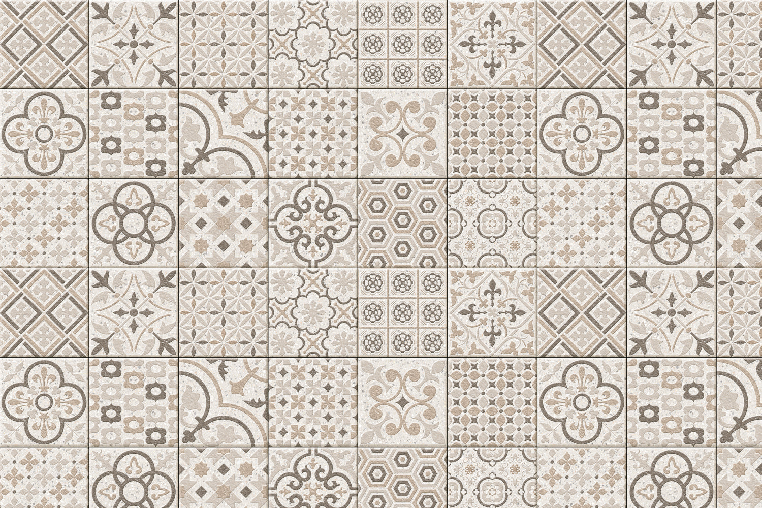 Toilettenrückwand Patchwork