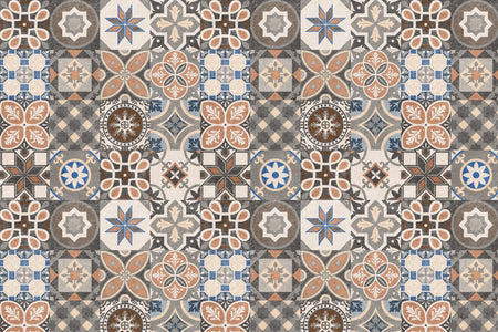 Toilettenrückwand Patchwork