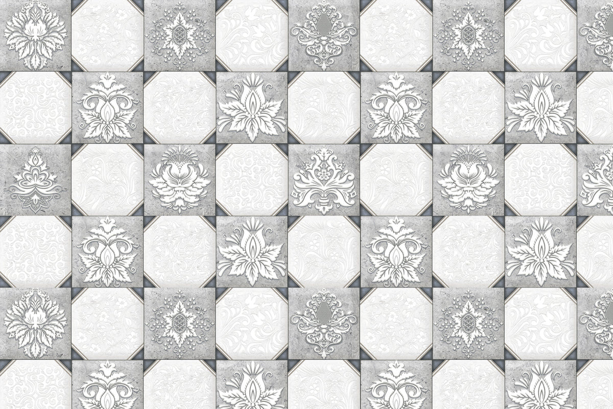 Toilettenrückwand Patchwork