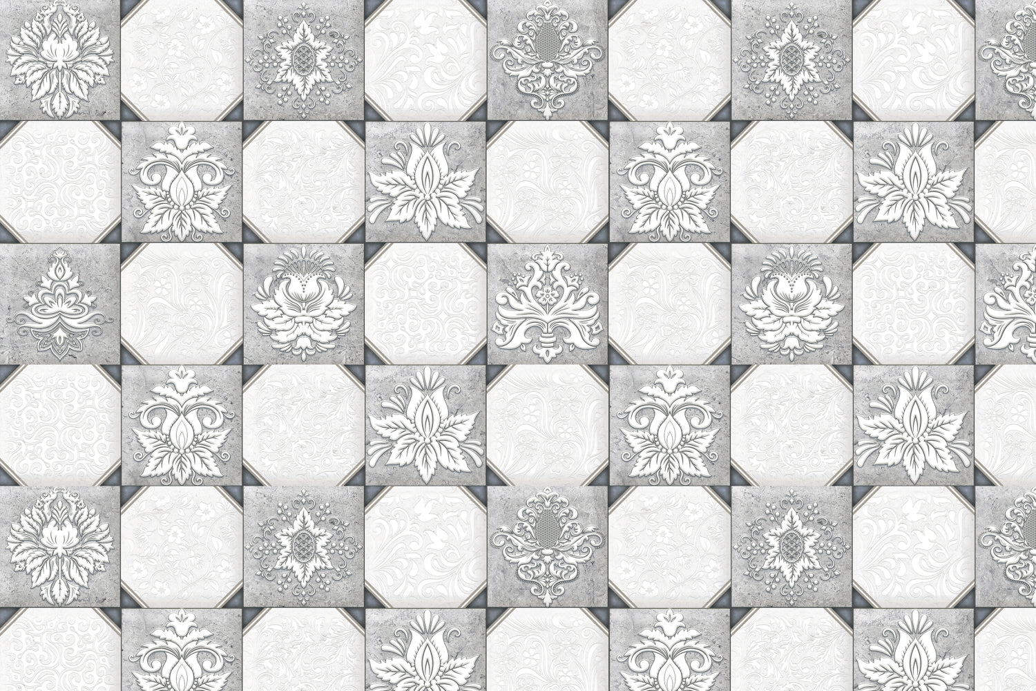 Toilettenrückwand Patchwork