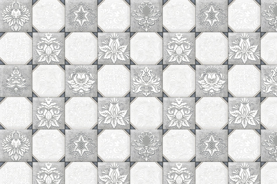Toilettenrückwand Patchwork