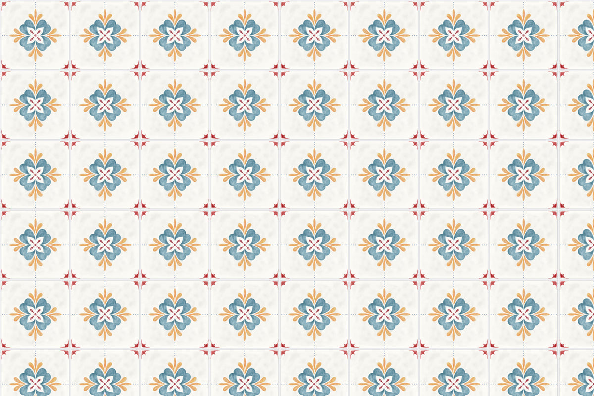 Toilettenrückwand Patchwork