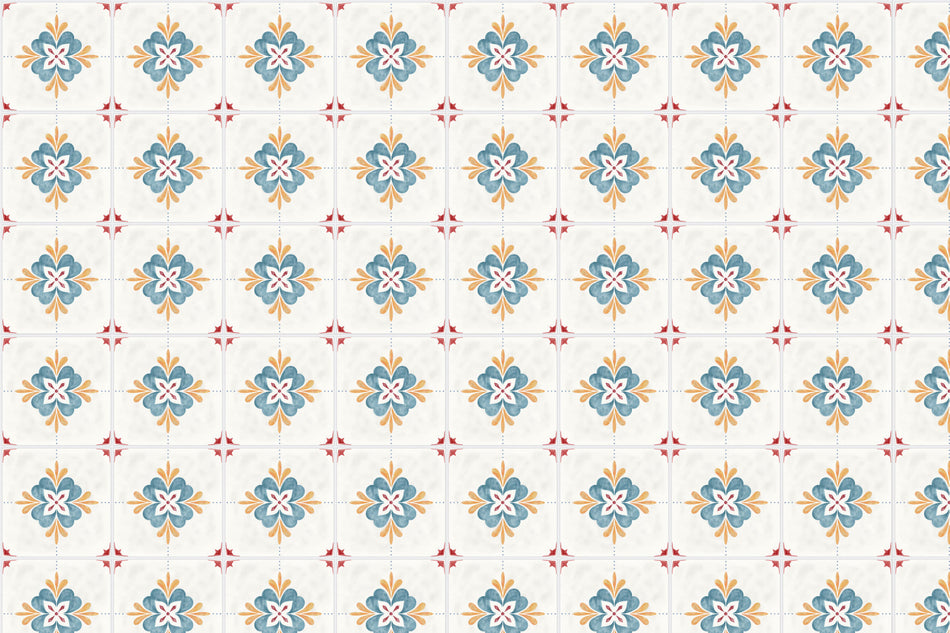 Toilettenrückwand Patchwork