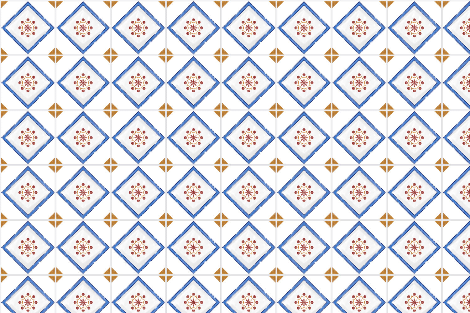 Toilettenrückwand Patchwork