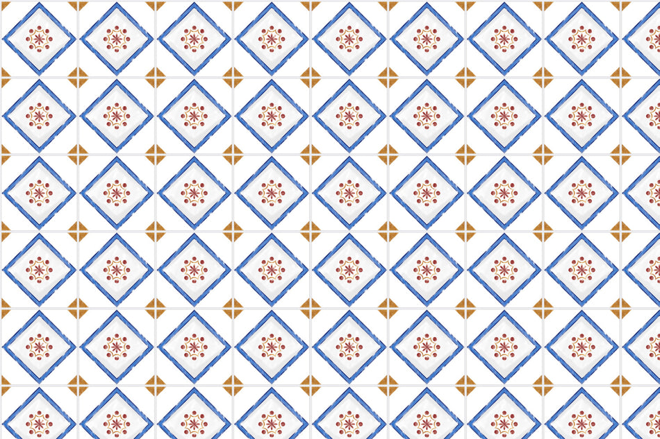 Toilettenrückwand Patchwork