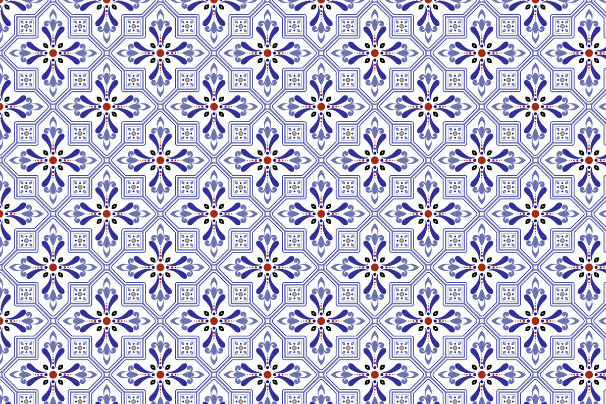 Toilettenrückwand Patchwork