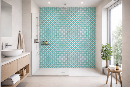 Toilettenrückwand Patchwork