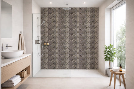 Toilettenrückwand Patchwork