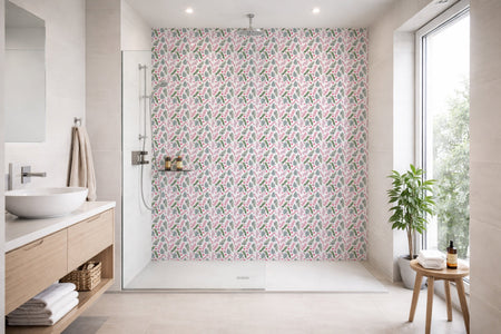 Toilettenrückwand Patchwork