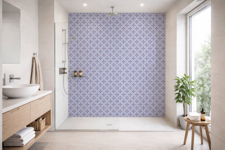 Toilettenrückwand Patchwork