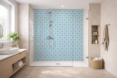 Toilettenrückwand Patchwork