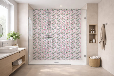Toilettenrückwand Patchwork