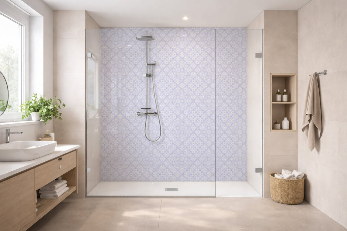 Toilettenrückwand Patchwork