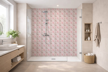 Toilettenrückwand Patchwork