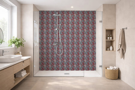 Toilettenrückwand Patchwork