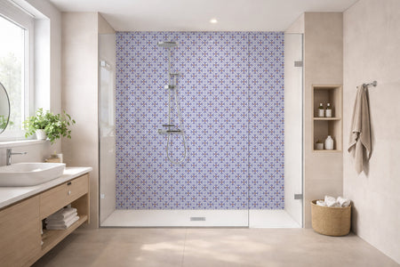 Toilettenrückwand Patchwork