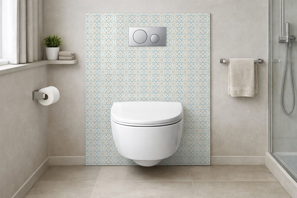 Toilettenrückwand Patchwork