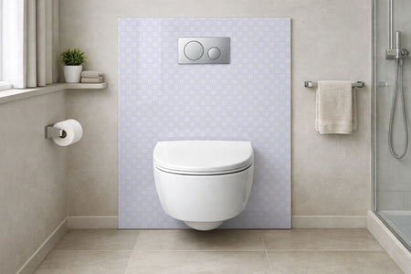 Toilettenrückwand Patchwork