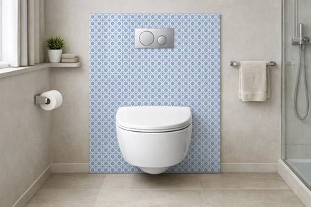 Toilettenrückwand Patchwork