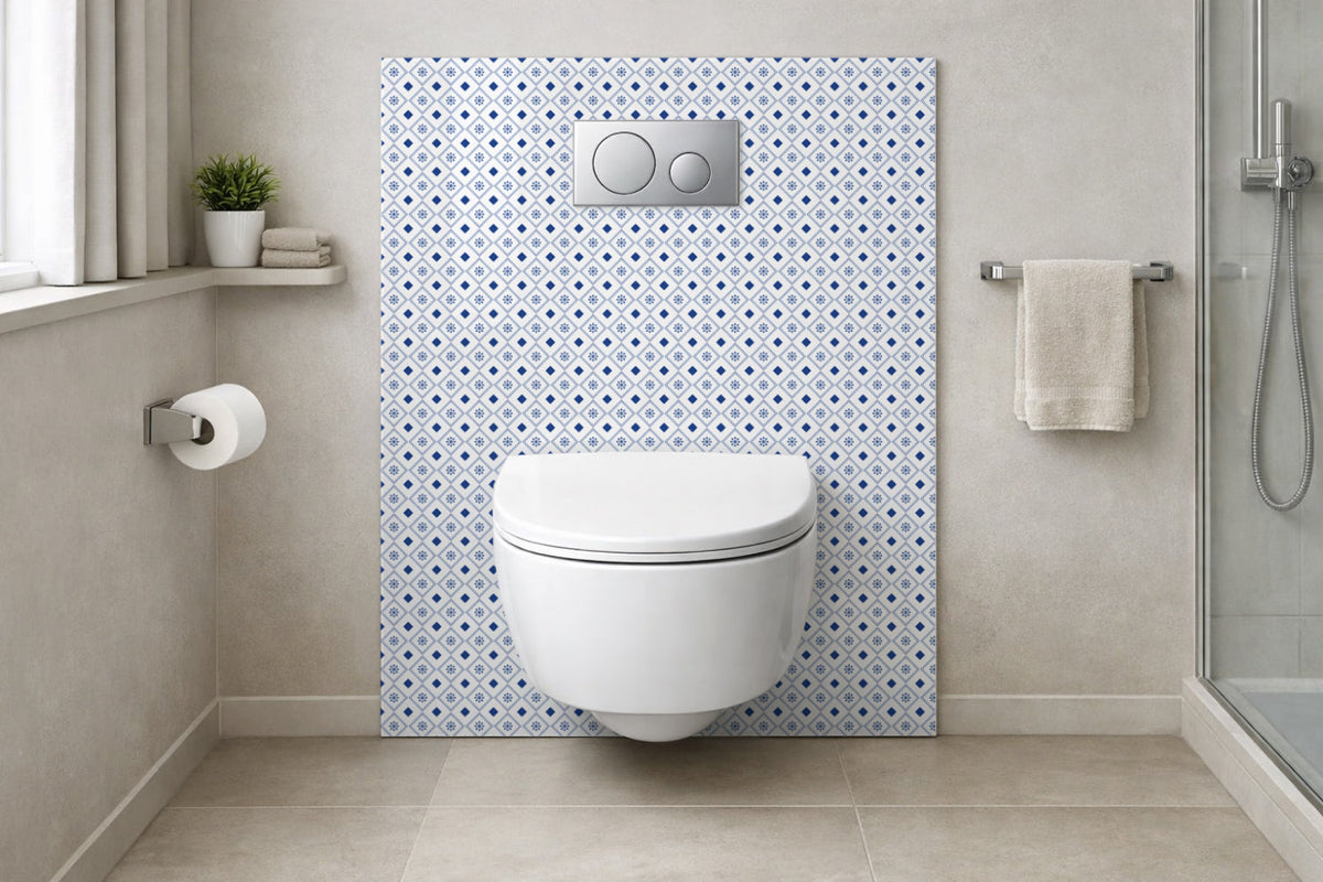 Toilettenrückwand Patchwork