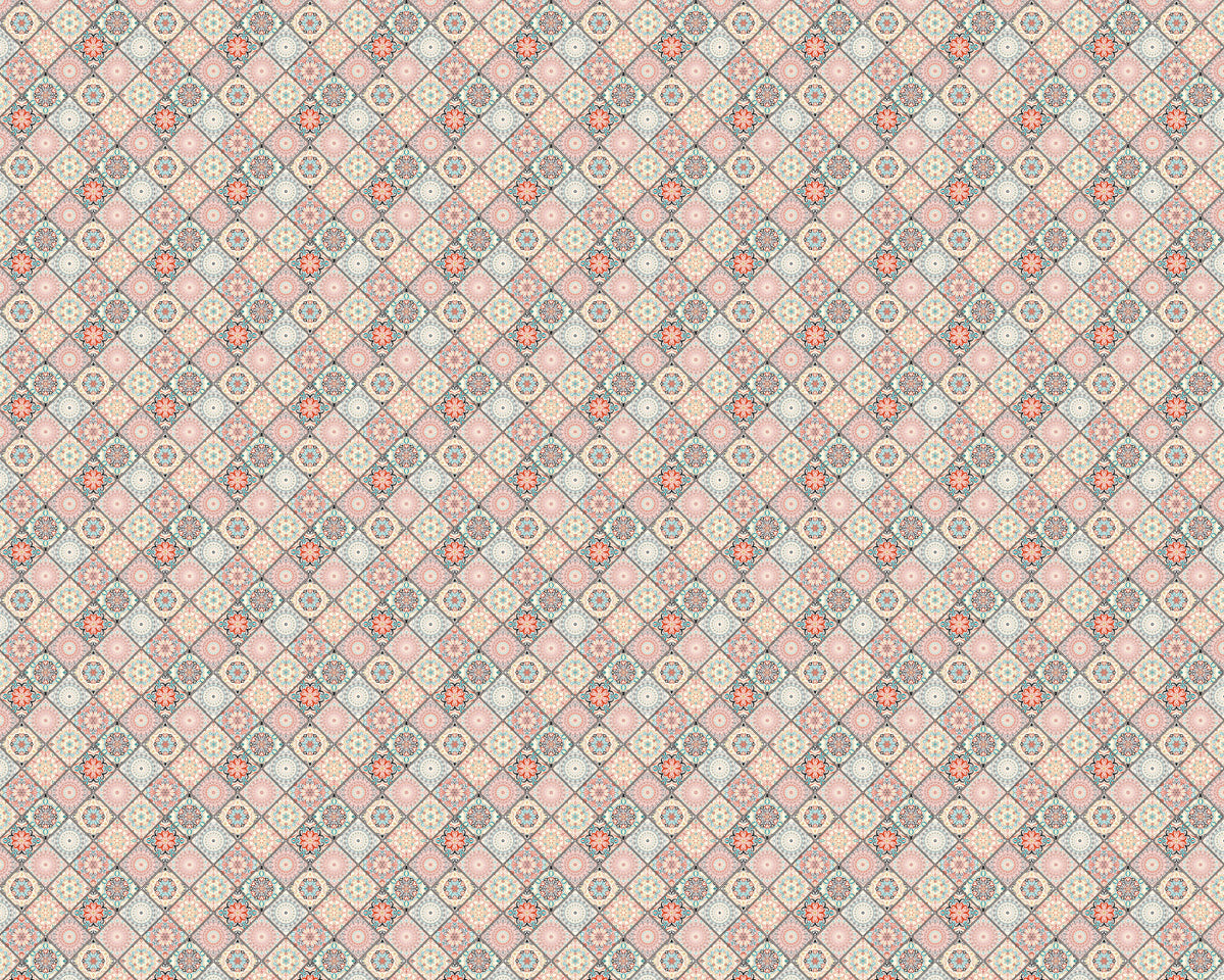 Toilettenrückwand Patchwork