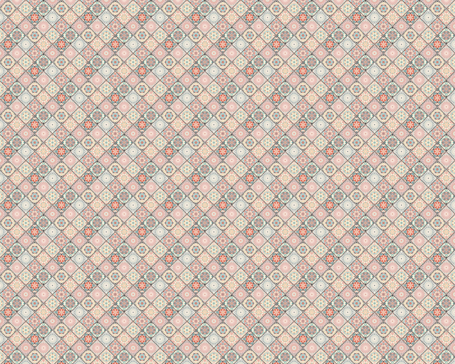 Toilettenrückwand Patchwork