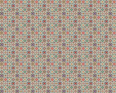 Toilettenrückwand Patchwork