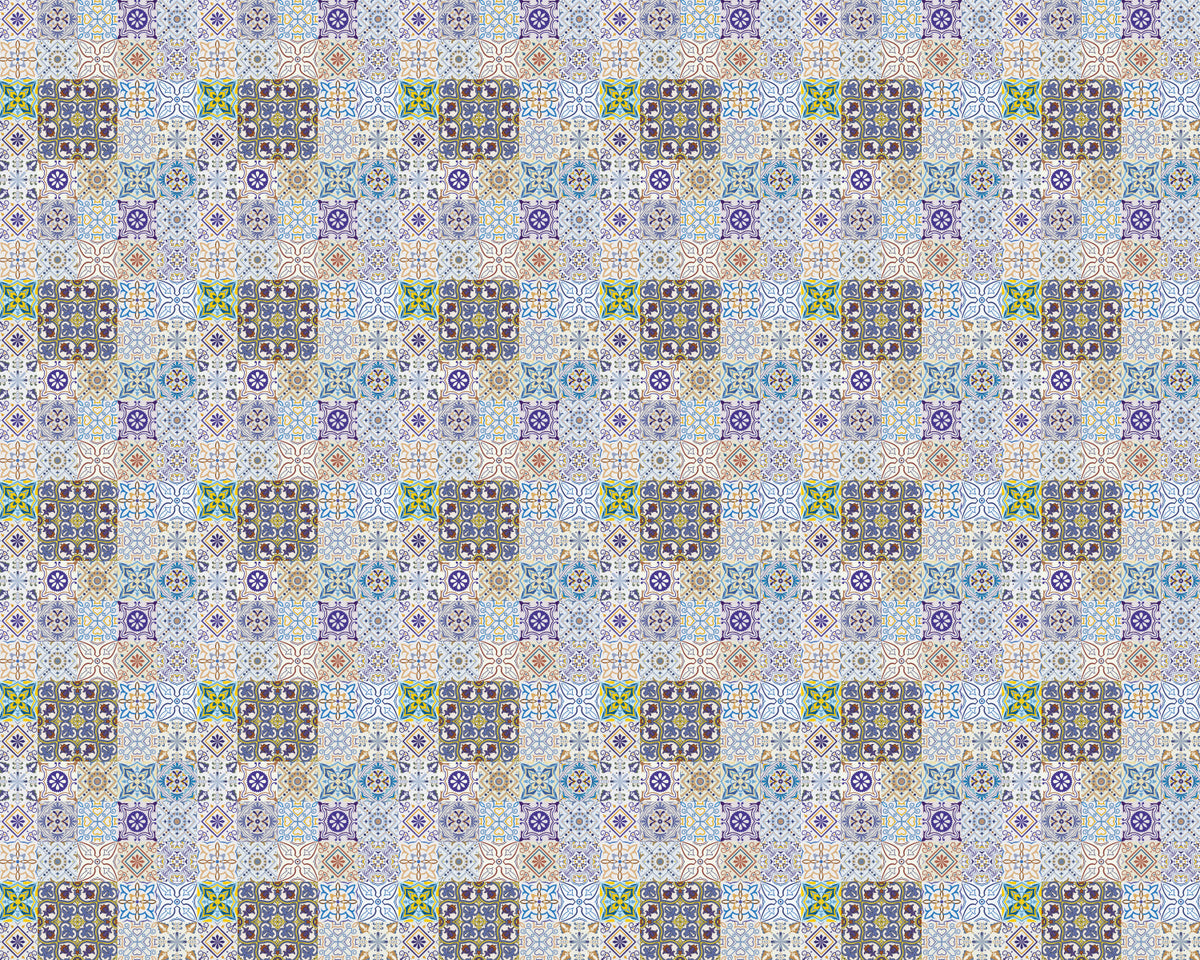 Toilettenrückwand Patchwork