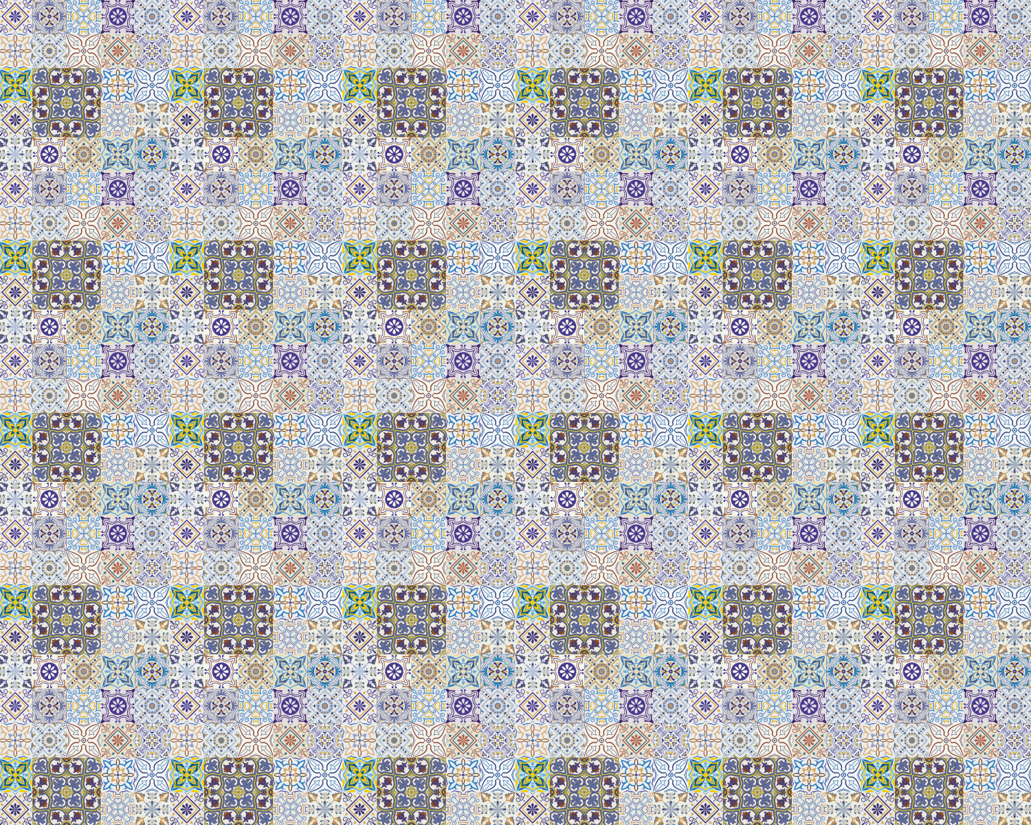 Toilettenrückwand Patchwork