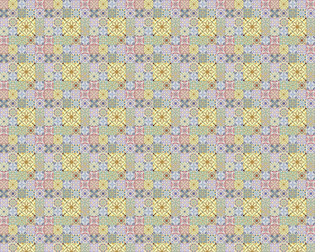 Toilettenrückwand Patchwork